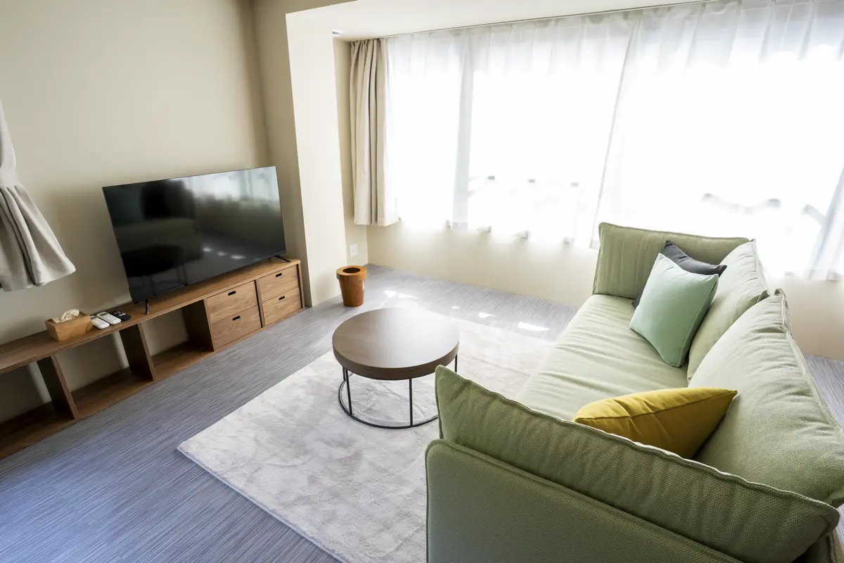 201 Park View Suite - Living Room